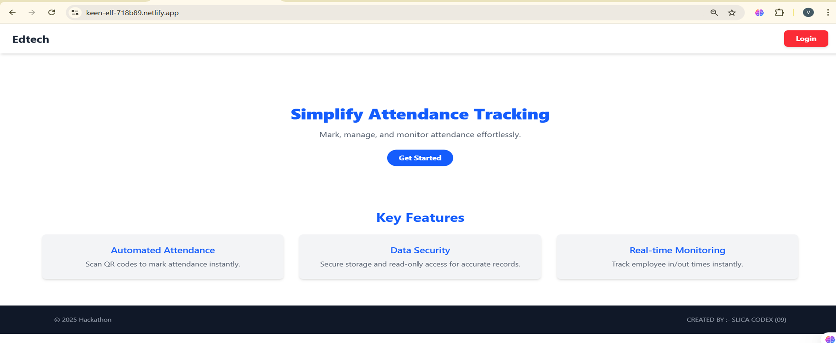 Attendance Management System (QR-Based)