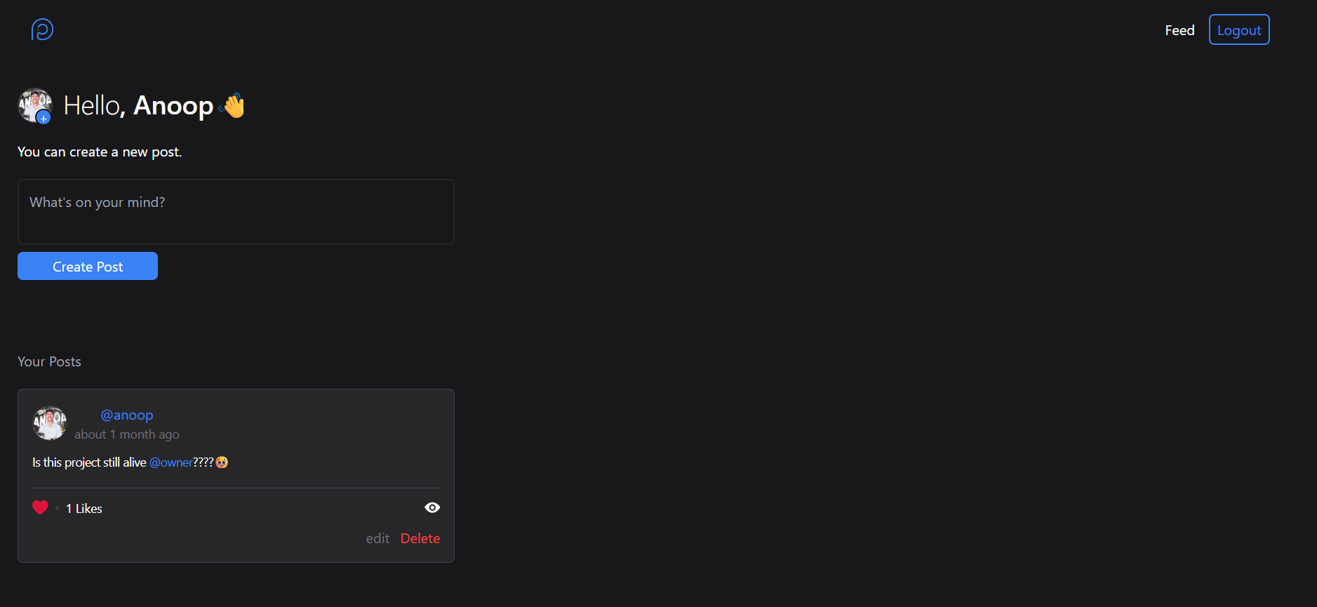 PostMania – Social Media Platform
