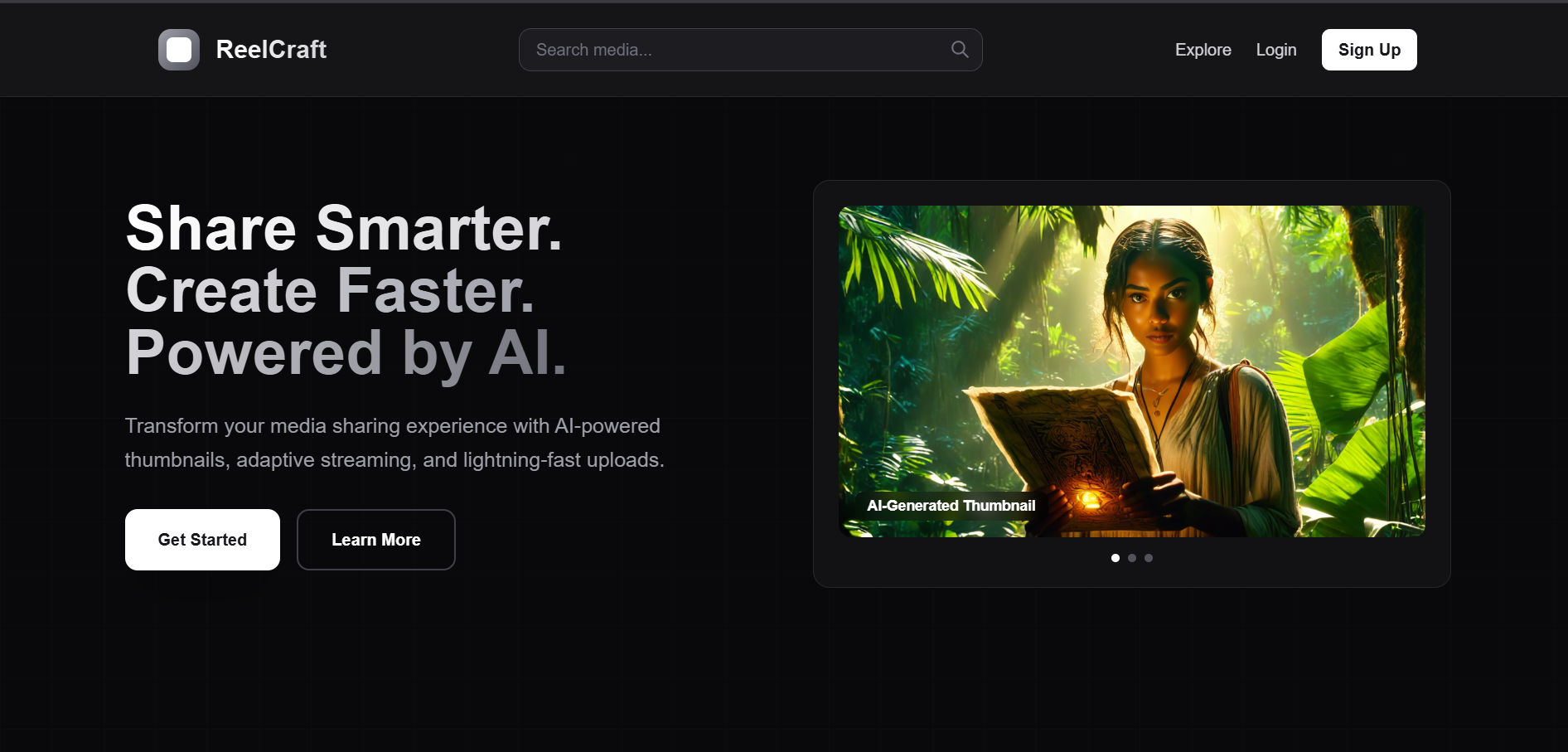 ReelCraft – Media Sharing Platform